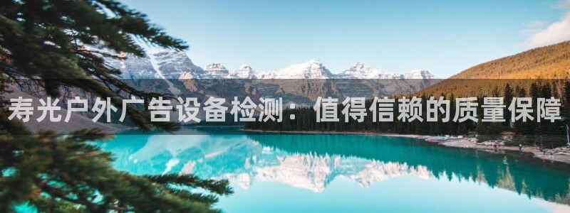 杏宇平台官网注册：寿光户外广告设备检测：值得信赖的质量保障
