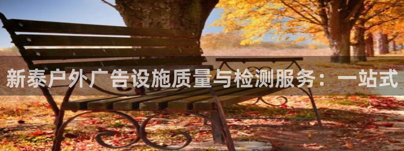 杏宇平台主管：新泰户外广告设施质量与检测服务：一站式