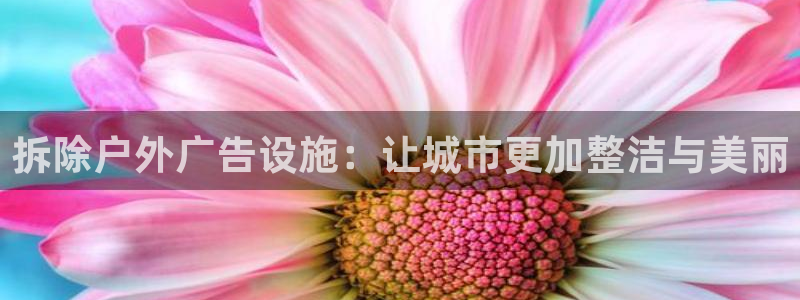 杏宇平台总代理是谁：拆除户外广告设施：让城市更加整洁与美丽