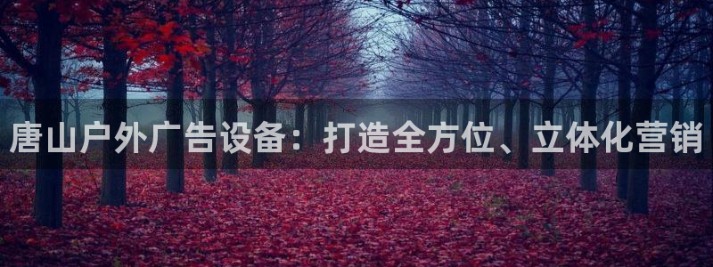 杏宇平台登陆：唐山户外广告设备：打造全方