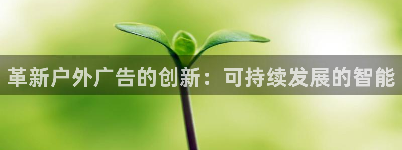 杏宇平台代理多少钱一个月：革新户外广告的创新：可持续发展的智能