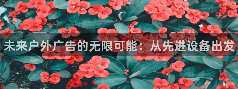 杏宇平台总代理是谁：未来户外广告的无限可能：从先进设备出发