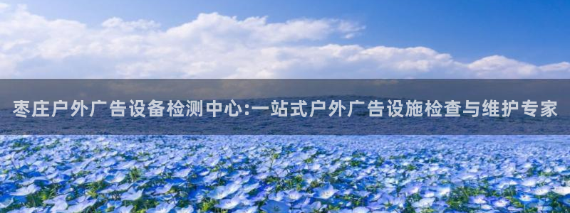 杏宇平台是什么：枣庄户外广告设备检测中心:一站式户外广告设施检查与维护专家
